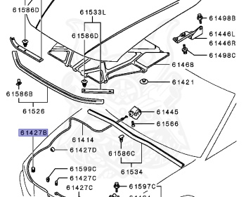 Mitsubishi - Legnum VR-4 - EC5W - 2000 - LYGF3 - 6A13