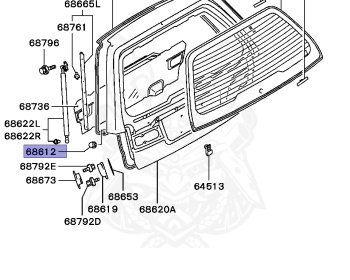 Mitsubishi - Legnum VR-4 - EC5W - 1998 - LYGF2 - 6A13