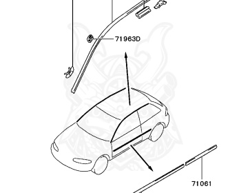 Mitsubishi - Mirage - CA2A - 1994 - MNDE - 4G15