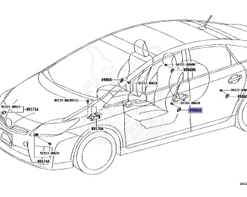 Toyota - Prius PHV - ZVW35 - 2016 - G TYPE - Variator - 2ZRFXE
