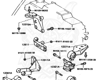 Toyota - Tercel - NL40 - 1994 - JOINAS TYPE - 4 DOOR - Manual - 1NT
