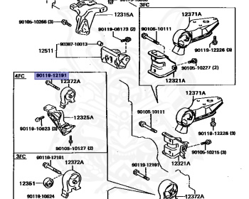 Toyota - Tercel - EL41 - 1991 - AVENUE TYPE - 4 DOOR - Manual - 4EFE
