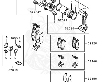 Mitsubishi - Galant VR-4 - EC5A - 1996 - SYGF3 - 6A13