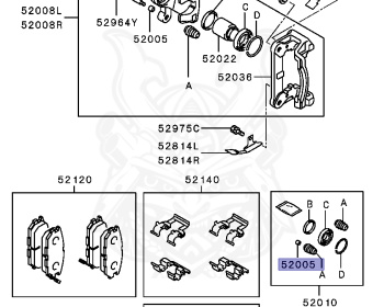 Mitsubishi - Delica - PD6W - 1998 - HSEUE7 - 6G72