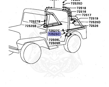 Mitsubishi - Jeep - J55 - 1996 - FF8 - 4DR5