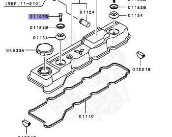 Mitsubishi - Delica - PD8W - 1995 - NSEGF1 - 4M40