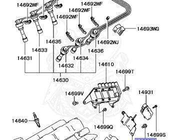 Mitsubishi - Lancer - CB6A - 1996 - PNHM - 6A10