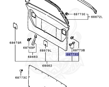 Mitsubishi - Delica - PA4W - 1995 - HSEHE - 4G64