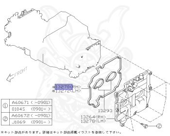 Subaru - Legacy B4 - BL5 - Jan-2003 - 20GT - Sedan - 4W - 5-speed automatic transmission - Right hand - EJ20