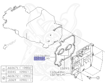 Subaru - Impreza WRX STI - GRF - Jan-2012 - STIAﾗｲﾝS - Wagon - 4W - Automatic transmission - Right hand - EJ257