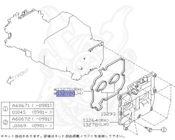 Subaru - Legacy B4 - BL5 - Jan-2003 - 20GT - Sedan - 4W - 5-speed automatic transmission - Right hand - EJ20