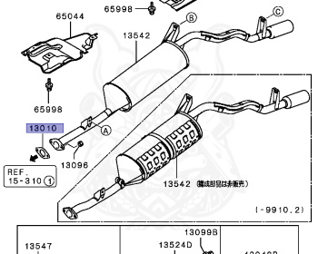 Mitsubishi - Town Box - U64W - 1999 - HLRGF3 - 4A30