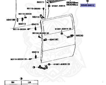Toyota - TownAce - YR30G - 1991 - E - WAGON - Manual - 3YEU