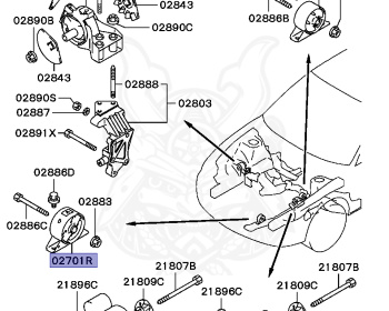 Mitsubishi - Lancer - CM2A - 1996 - SRXM2 - 4G15