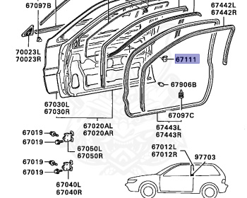 Mitsubishi - Mirage - C83A - 1989 - MNGF - 4G61