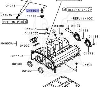Mitsubishi - Town Box - U64W - 1999 - HLRGF3 - 4A30