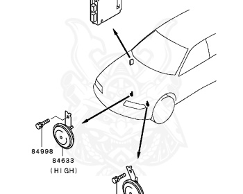 Mitsubishi - Diamante - F34A - 2001 - TRHE - 6A13