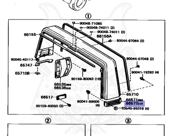 Genuine Blizzard LD20 Exterior OEM parts supplied from Japan
