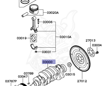 Mitsubishi - Airtrek - CU2W - 2005 - LYXFZ - 4G63