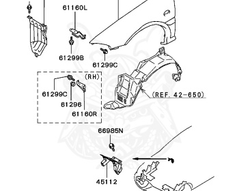 Mitsubishi - Lancer - CB4A - 1995 - SRHH - 4G92