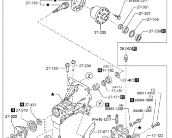 Mazda - Differential ASSY LSD
