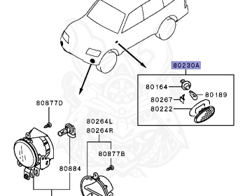 Mitsubishi - Pajero - V75W - 2000 - LYHCQ1 - 6G74