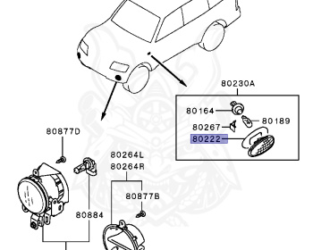 Mitsubishi - Pajero - V77W - 2003 - LYHVQ1 - 6G75