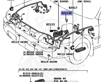 Toyota - Corolla - CE100 - 1995 - SE-L TYPE - 4-DOOR(SEDAN) - Manual - 2C