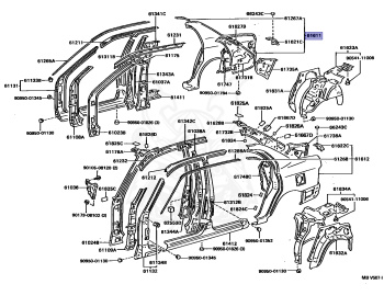 Toyota - Corolla - AE100 - 1991 - DX TYPE - 4-DOOR(SEDAN) - Automatic - 5AFE