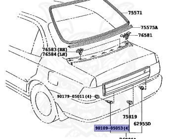 Toyota - Corolla - AE101 - 1991 - GT TYPE - 4-DOOR(SEDAN) - Manual - 4AGE
