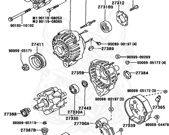 Toyota - Starlet - EP95 - 1997 - CARAT TYPE - 5-DOOR - Automatic - 4EFE