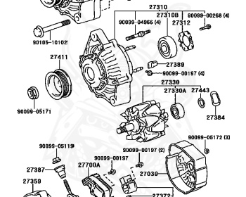Toyota - Corolla - EE111 - 2000 - LX TYPE - SEDAN - Manual - 4EFE
