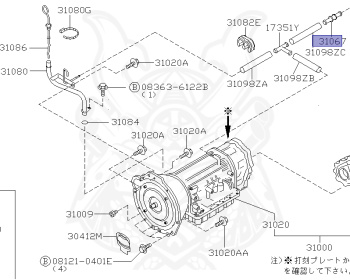 Nissan - Stagea - RS-Four - WGNC34 - 1996 - RS-FOUR/25TRS-FOUR - WAGON(W) - 4 WHEEL DRIVE(4WD) - AUTOMATIC TRANSMISSION(AT) - RB25DET