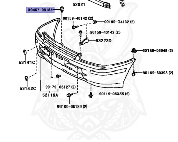 Toyota - Starlet - EP91 - 1996 - REFLET TYPE - 5-DOOR - Manual - 4EFE