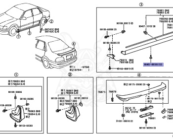 Toyota - Corolla - AE110 - 1996 - XE-SALOON TYPE - SEDAN - Automatic - 5AFE