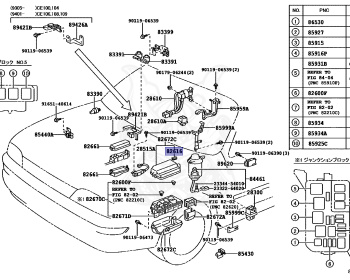 Toyota - Corolla - AE101 - 1991 - SE-G TYPE - 4-DOOR(SEDAN) - Manual - 4AFE
