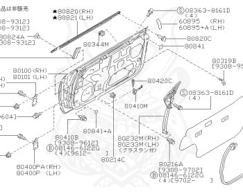 Nissan スカイライン 配線図集1993年E-HR33・ER33・ECR33 Genuine Skyline - R33 GTS R33 Exterior OEM parts supplied from