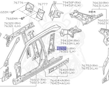 Nissan - Skyline - R34 25GT - ENR34 - 2000 - 25GT - 4 DOOR SEDAN(4S) - AUTOMATIC-FLOOR SHIFT(AT.F4) - High cast, 2-link (IRS.2WD) - RB25DE