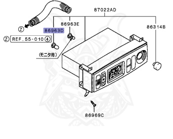Mitsubishi - Galant - E54A - 1992 - PRGW - 6A12