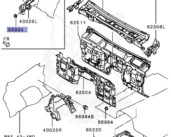 Mitsubishi - Pajero - V97W - 2006 - LYXY - 6G75