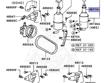 Mitsubishi - Galant - E33A - 1987 - SNXM - 4G63