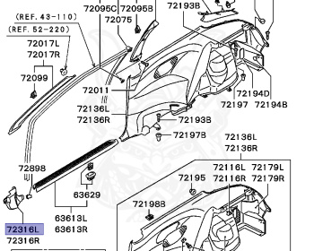 Mitsubishi - Mirage - CJ2A - 1995 - DRHM3 - 4G15
