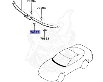 Mitsubishi - GTO - Z16A - 1993 - MRPM3 - 6G72