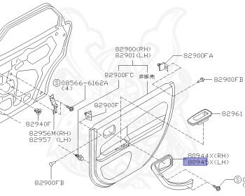 Nissan - Skyline - R34 25GT - ENR34 - 2002 - GT-V - 4 DOOR SEDAN(4S) - AUTOMATIC-FLOOR SHIFT(AT.F4) - Hi-Cas 2-Link (HI.2WD) - RB25DE
