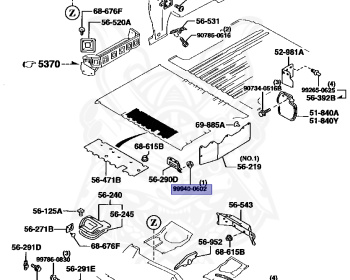 Mazda - J100 - SD5ATF 100001 - Apr-1997 - Right hand - WL