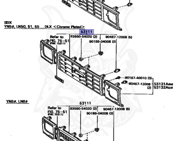 Toyota - Hilux - LN61V - 1985 - SSR TYPE - V(MODEL MARK) - Manual - 2LT
