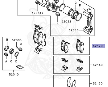 Mitsubishi - Galant VR-4 - EC5A - 2001 - SNGF3 - 6A13
