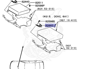 Mitsubishi - Mirage - CJ1A - 1995 - DRJE - 4G13