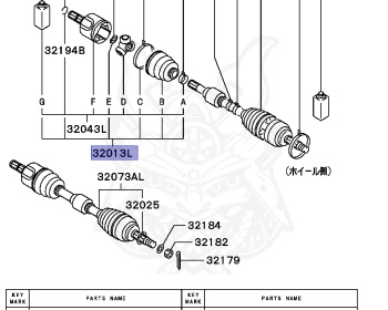 Mitsubishi - Lancer - CK1A - 1997 - PNJE - 4G13