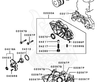 Mitsubishi - Delica Truck - L036P - 1989 - MCD4 - G33B